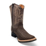 The Western Shops Kids Python Print Leather Cowboy Boot
