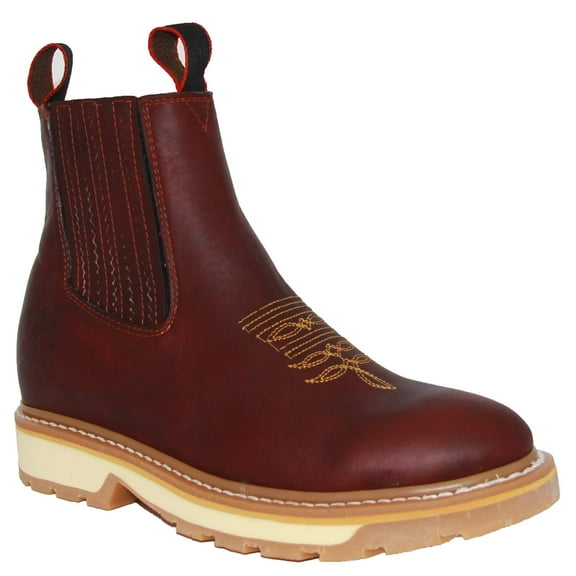 The Western Shops Leather Short Ankle Soft Toe Work Boot