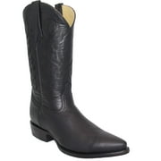 The Western Shops Men s Genuine Leather J Toe Western Cowboy Boot