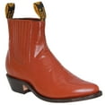 thumbnail image 1 of The Western Shops Men's Genuine Leather Short Ankle Cowboy, Charro Botin, 1 of 5