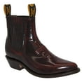 thumbnail image 1 of The Western Shops Men's Genuine Leather Short Ankle Cowboy, Charro Botin, 1 of 5