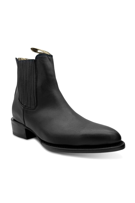 Men’s J Toe LeatherAnkle Cowboy Boot