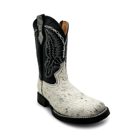 The Western Shops Men’s Leather Cow Hair Western Cowboy Boots