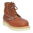 thumbnail image 1 of The Western Shops Men's Leather Lace Up Moc Toe Soft Toe Work Boot, 1 of 5