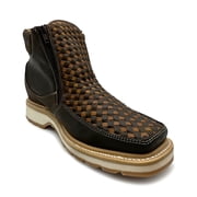 The Western Shops Men's Square Toe Leather Petatillo Work Boot