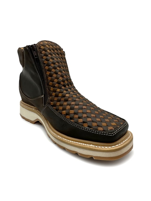 Men's Square Toe Leather Petatillo Work Boot