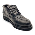 thumbnail image 1 of The Western Shops Mens Embossed Crocodile Ostrich Print Leather Lace Up Shoe, 1 of 6