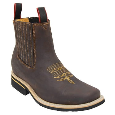 The Western Shops Mens Short Ankle Western Rodeo Cowboy Boots