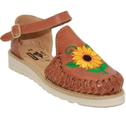 The Western Shops Mexican Leather Women s Huarache Sunflower Sandals