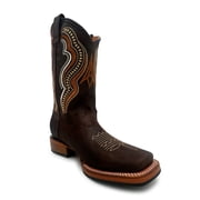 The Western Shops Square Toe Mens Leather Cowboy Western Boot