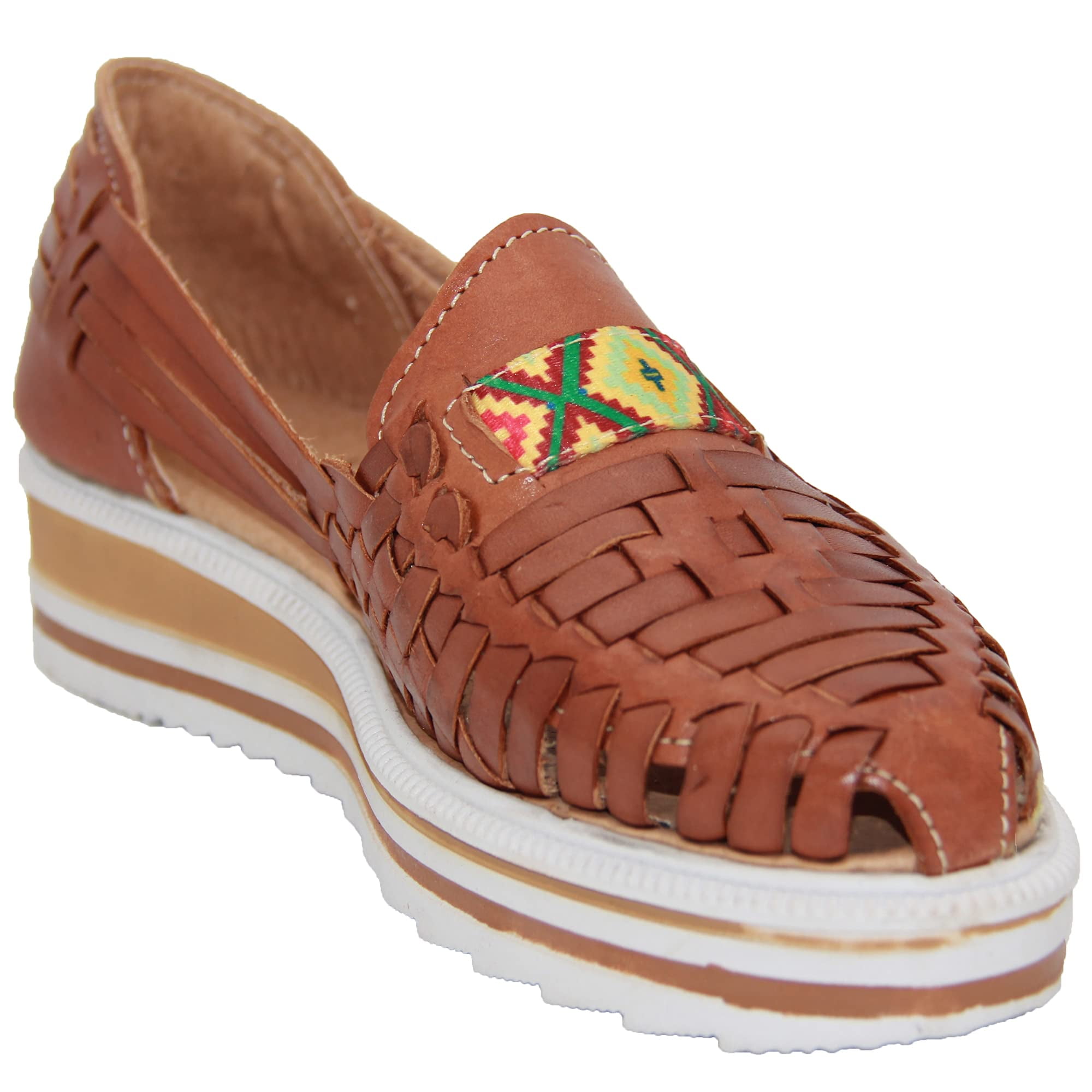 The Western Shops Women’s Leather Platform Wedge Sandal, Mexican Womens ...