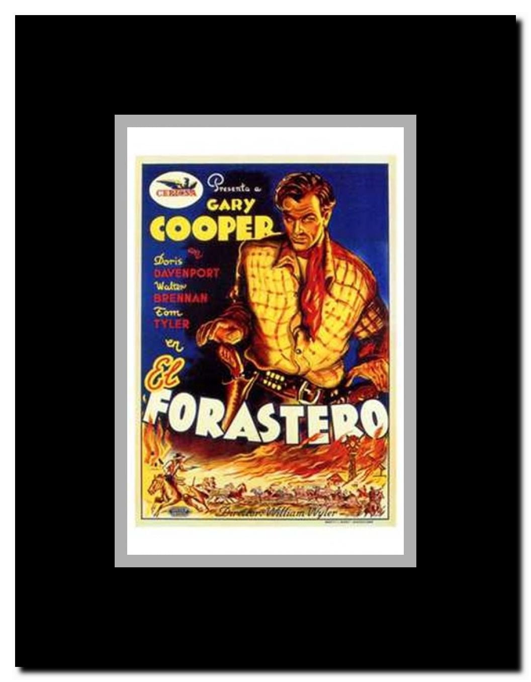 The Westerner Framed Movie Poster