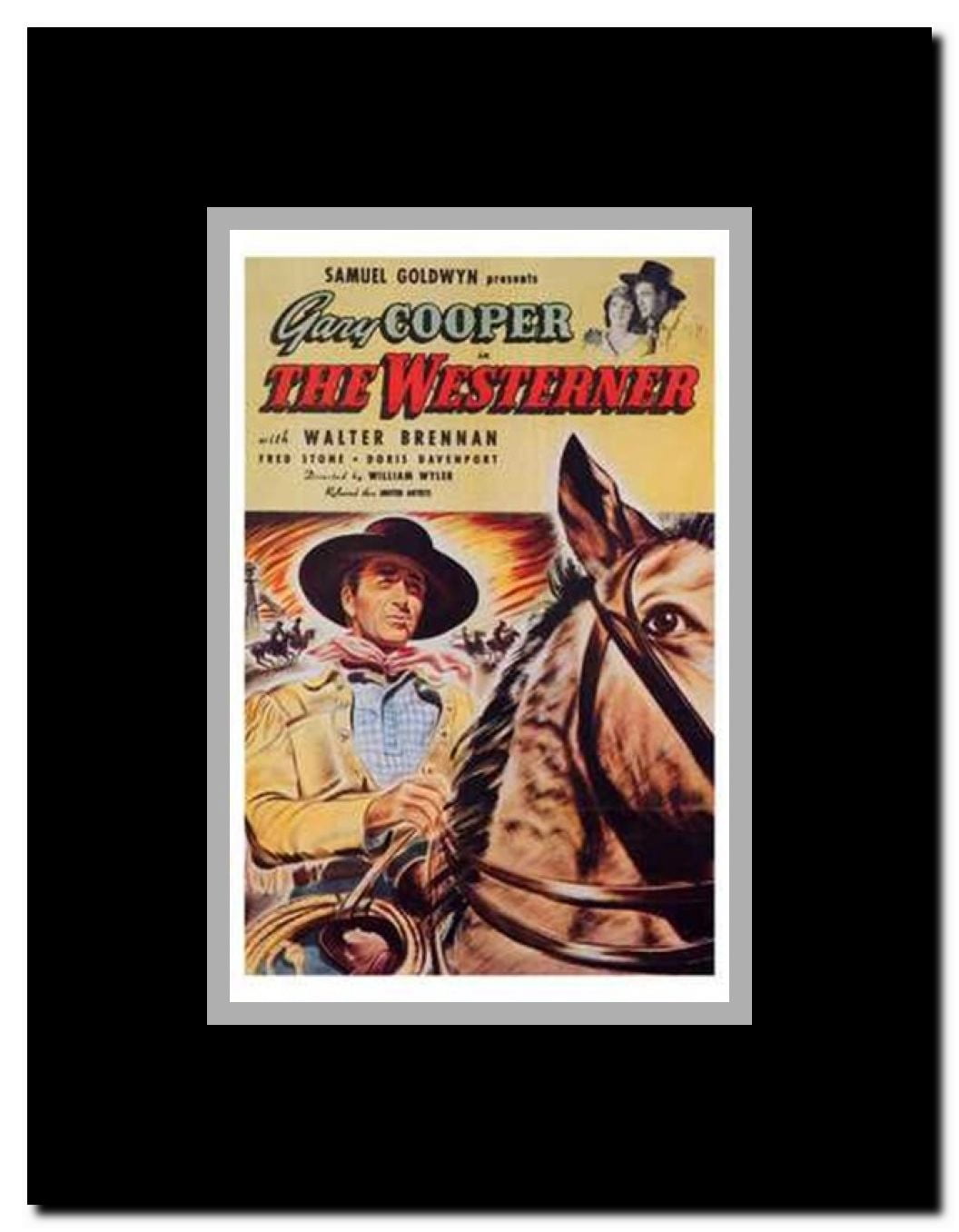 The Westerner Framed Movie Poster