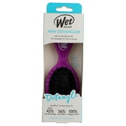 The Wet Brush Mini Detangler IntelliFlex Hair Brush, Purple 1 Ea (Pack of 3)