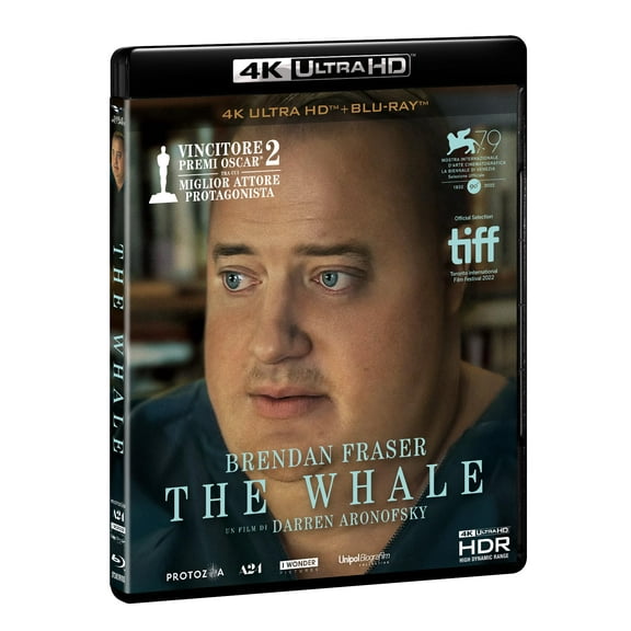The Whale 4K (Bd 4K + Bd Hd) (4K Ultra HD) Brendan Fraser Sadie Sink Hong Chau Darren Aronofsky