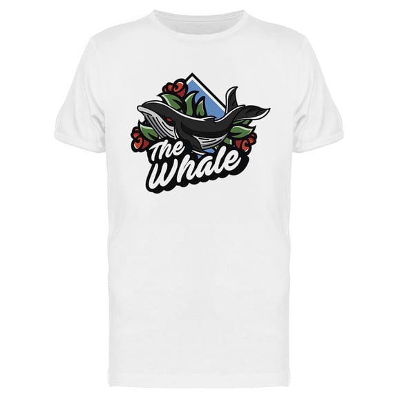 The Whale Tattoo Design T-Shirt Men -Image by Shutterstock, Male Medium