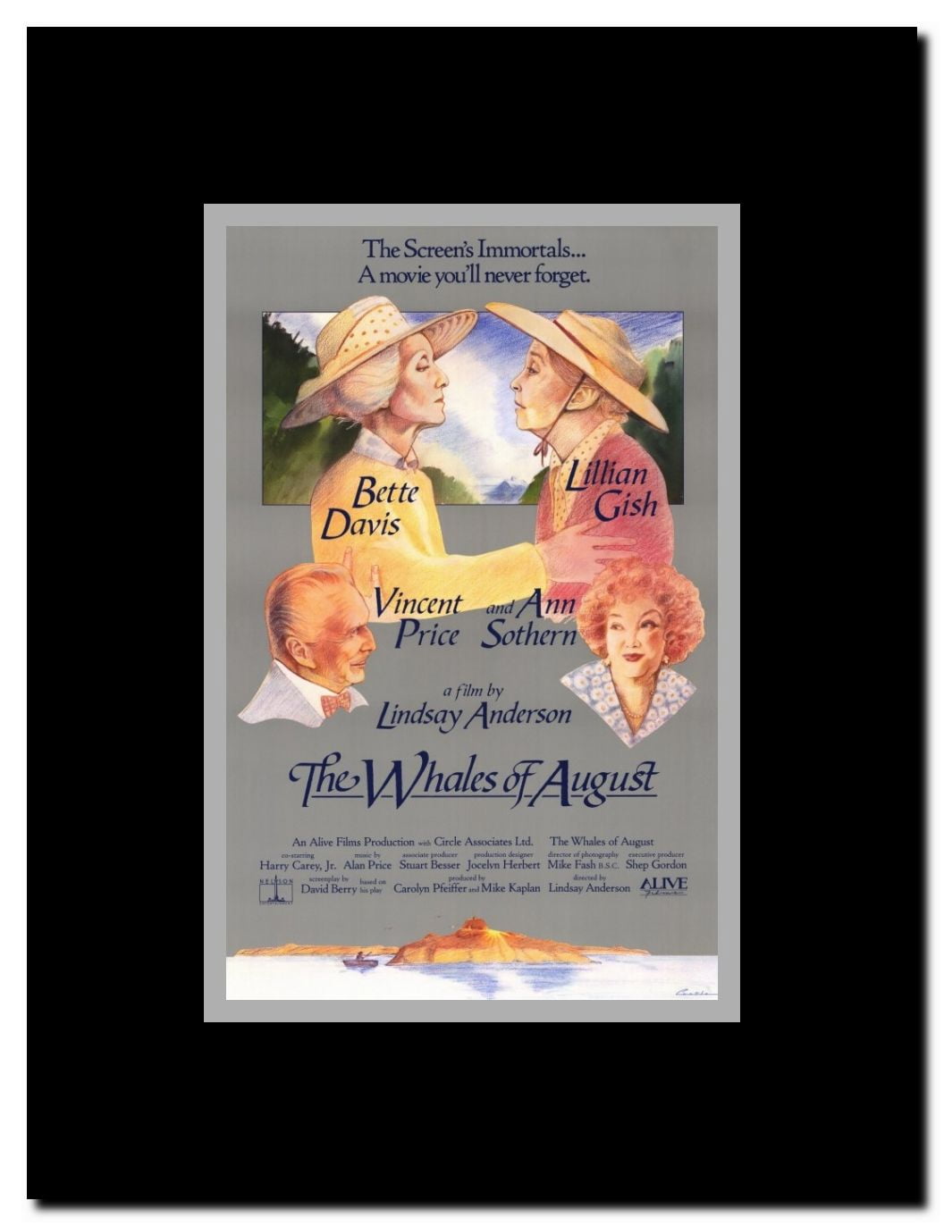 The Whales of August Framed Movie Poster