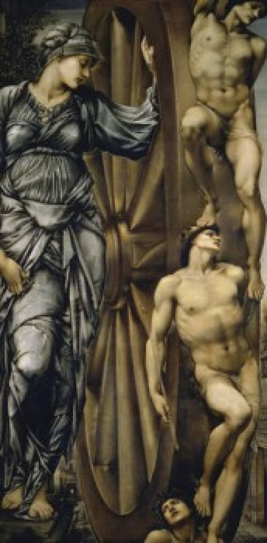 The Wheel of Fortune Sir Edward Coley Burne-Jones (1833-1898British) Musee dOrsay Paris Canvas Art - Sir Edward Coley Burne-Jones (18 x 24)