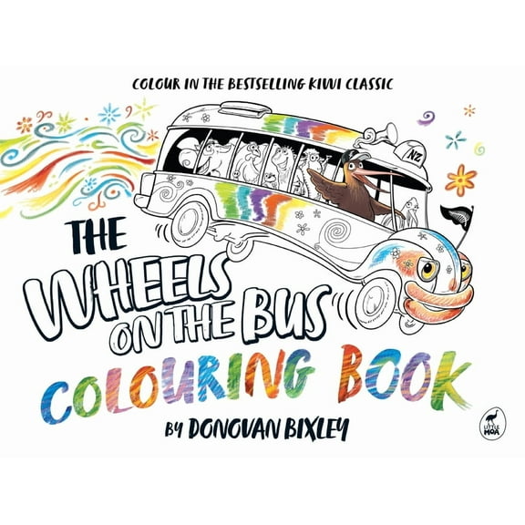 The Wheels on the Bus Colouring Book, (Paperback)