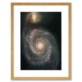 thumbnail image 1 of The Whirlpool Galaxy M51 Star Spiral Nasa Hubble Space Telescope Photograph Artwork Framed Wall Art Print 12X16 Inch, 1 of 3