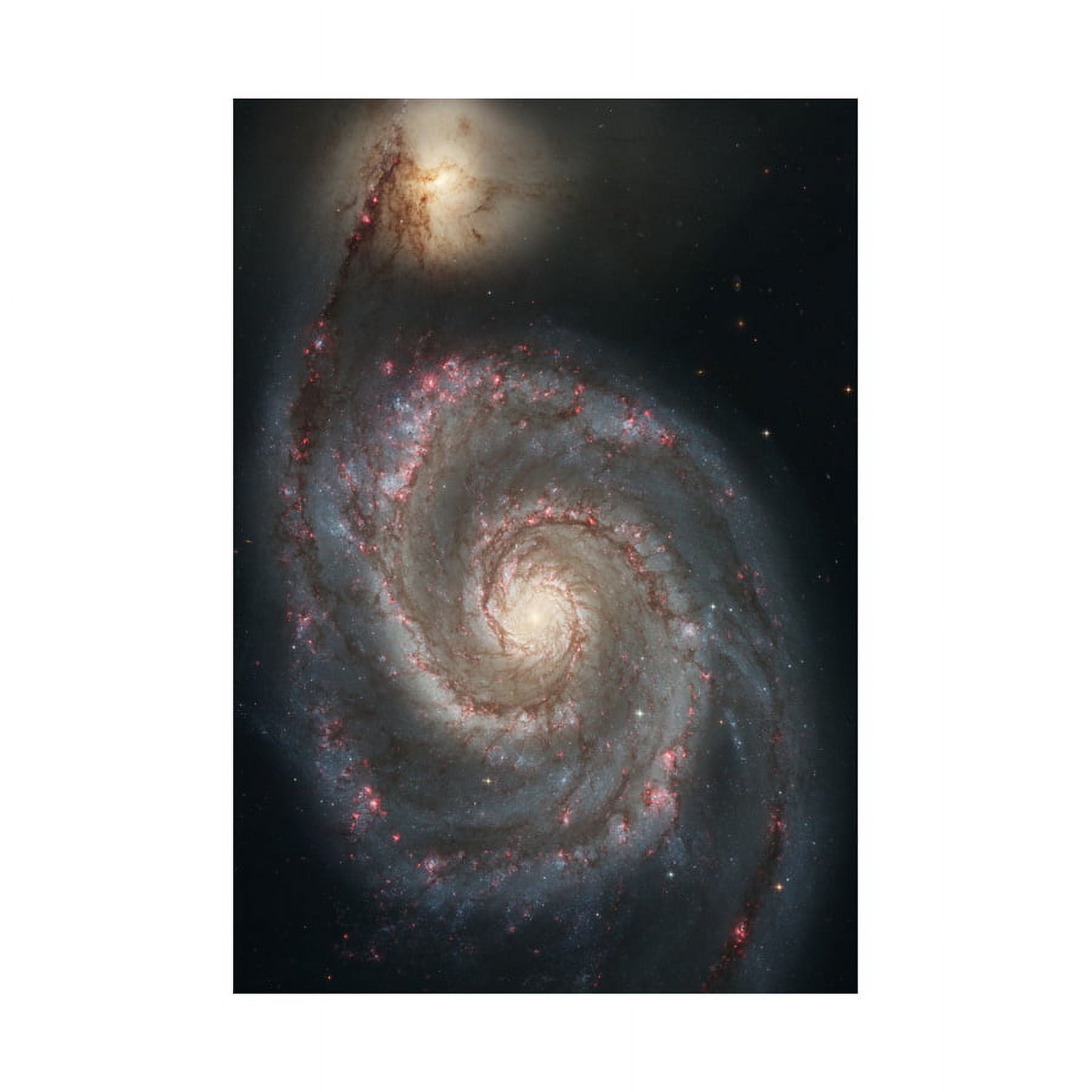 The Whirlpool Galaxy M51 Star Spiral Nasa Hubble Space Telescope