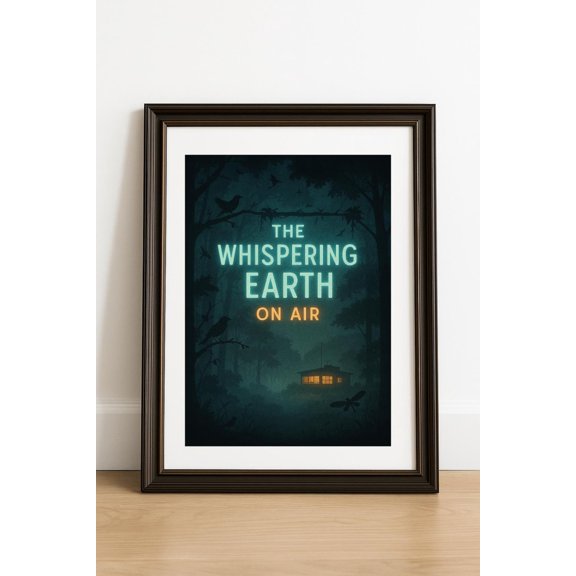 The Whispering Earth Poster | Nature Documentary Art, Unframed Paper Poster 8x10in