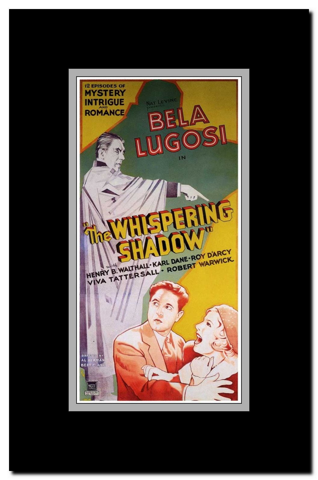 The Whispering Shadow Framed Movie Poster
