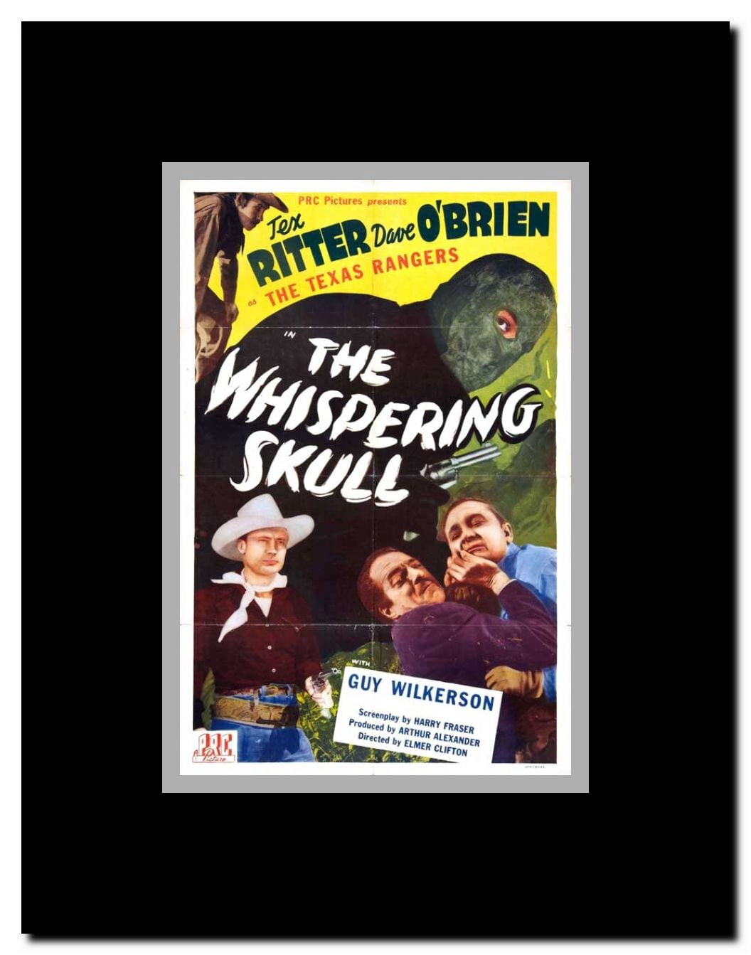 The Whispering Skull Framed Movie Poster