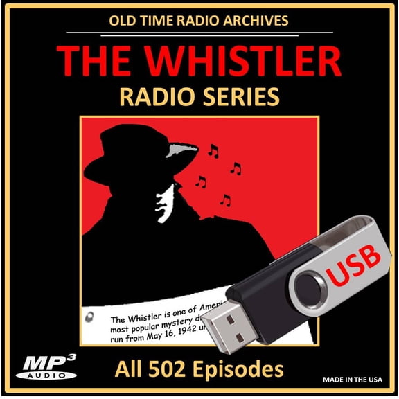 The Whistler: All 502 Episodes in MP3 [USB Flash Drive]