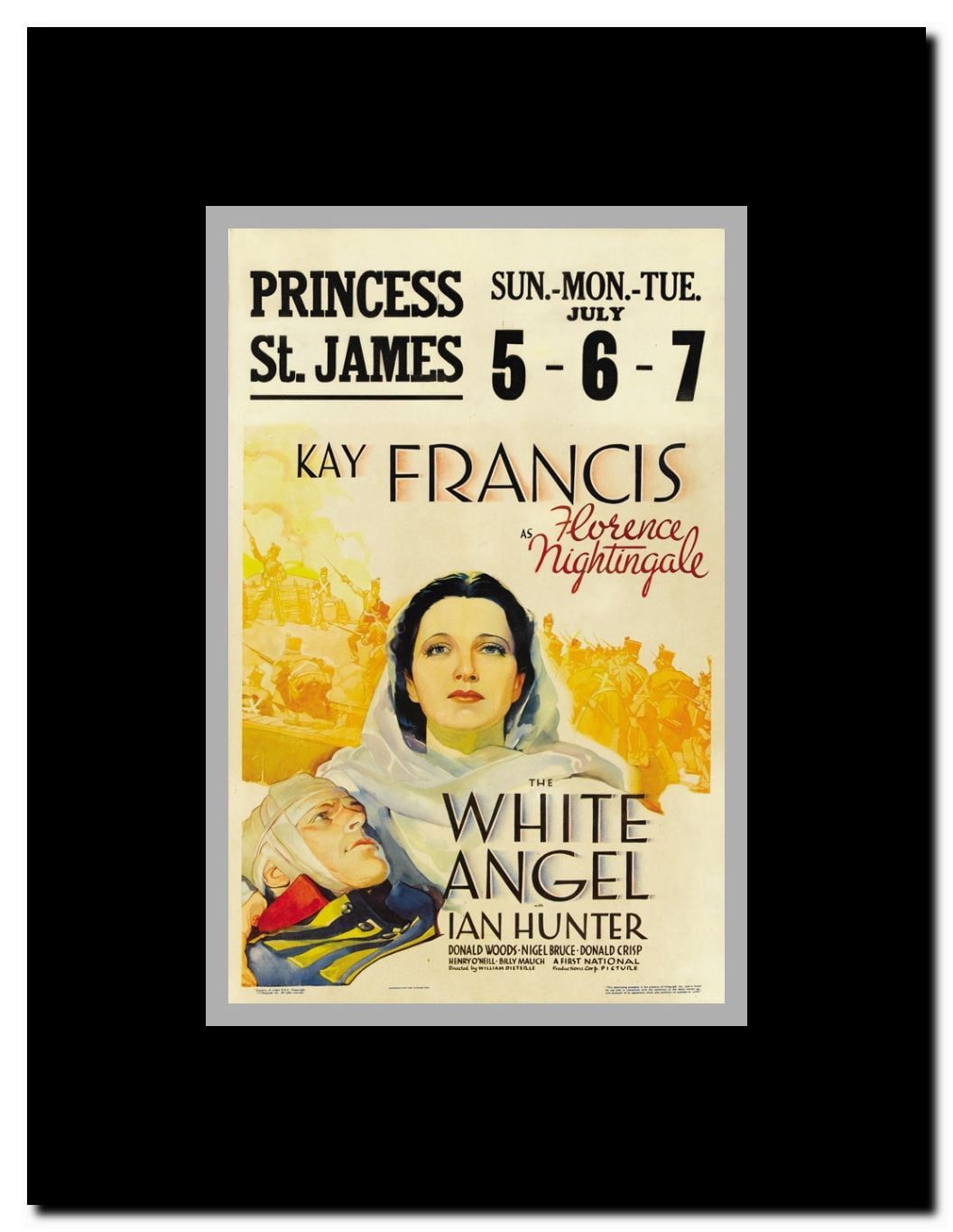 The White Angel Framed Movie Poster