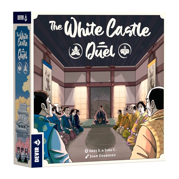 Devir The White Castle: Duel 2 Player Strategy Board Game, Euro Game Set in Feudal Japan for Adults and Couples, Age +10, 2 Players, 30 Playtime