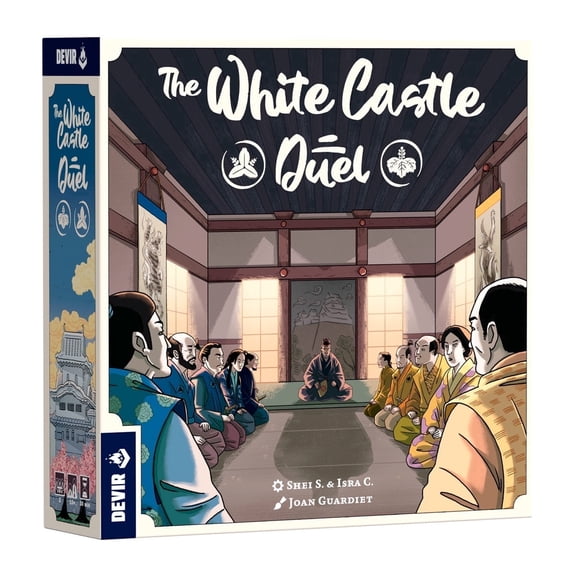 Devir The White Castle Duel Board Game for 2 Players Ages 10+, Strategy Tabletop Game Set in Feudal Japan, 30-Minute Playtime