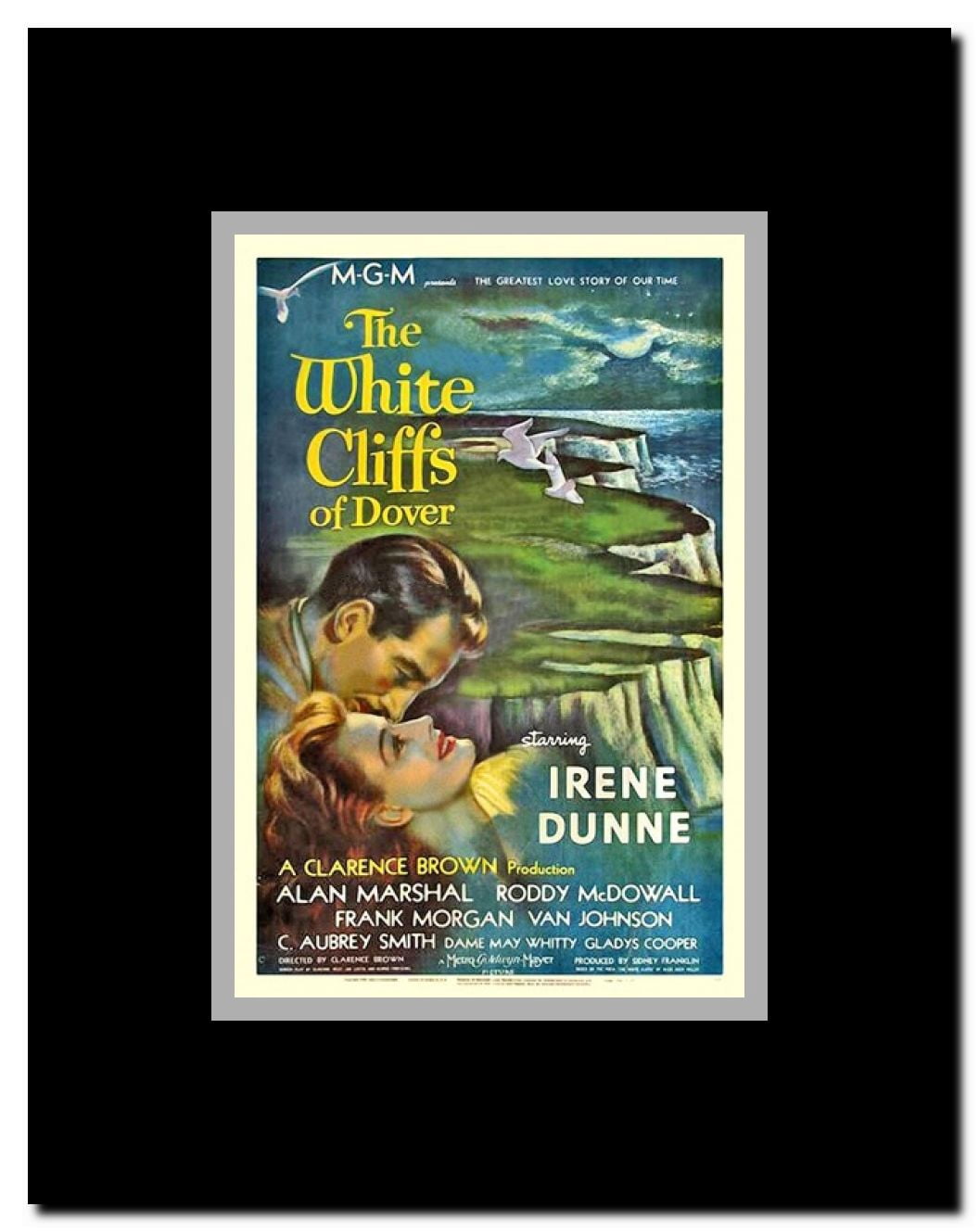 The White Cliffs of Dover Framed Movie Poster