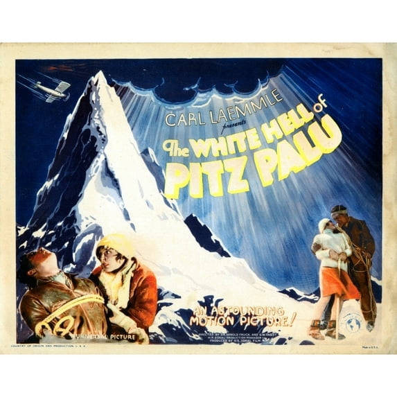 The White Hell Of Pitz Palu Movie Poster Masterprint (14 x 11)