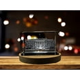 thumbnail image 1 of The White House 3D Engraved Crystal Keepsake Souvenir, 1 of 9