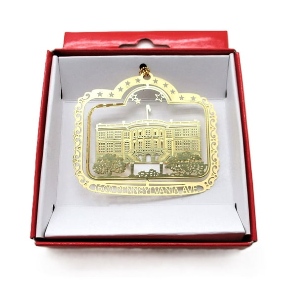 The White House Brass Ornament Souvenir