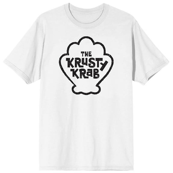 The White Krusty Krab Logo Tee - 5XL