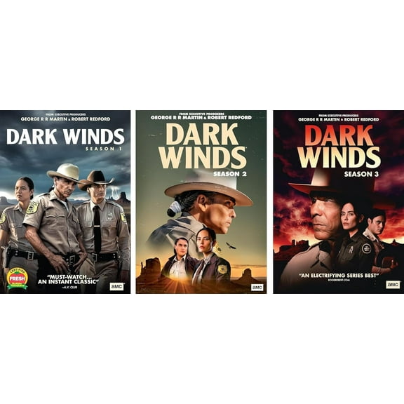 Dark Winds: Complete 3 Season DVD Set - Seasons 1, 2 and 3 Collection