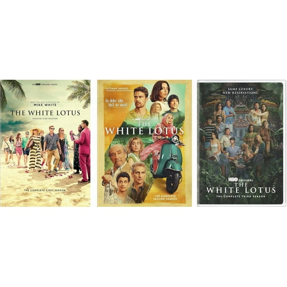 The White Lotus: The Complete First, Second and Third Seasons (1, 2 & 3) - DVD Set Collection