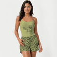 thumbnail image 1 of The White Lotus Women's and Women's Plus Polo Club Sleep Cami and Shorts Set, 2-Piece, Sizes XS-3X, 1 of 7