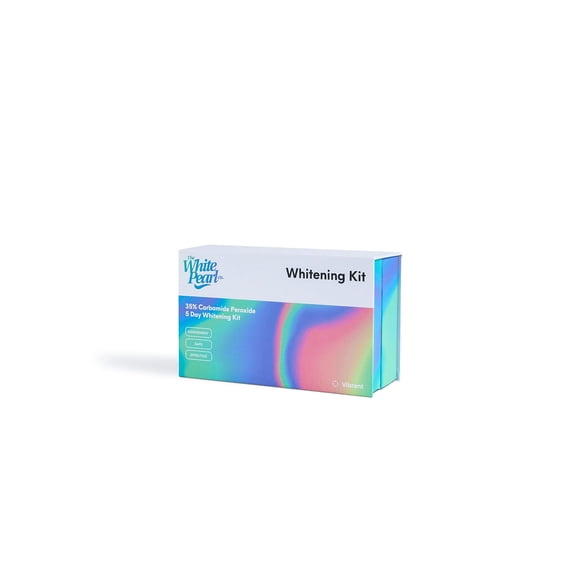 The White Pearl Co Teeth Whitening Kit with LED Light, Wireless, 35% Carbamide Peroxide, Desensitizing Agent, Enamel Safe, Gentle on Teeth C14