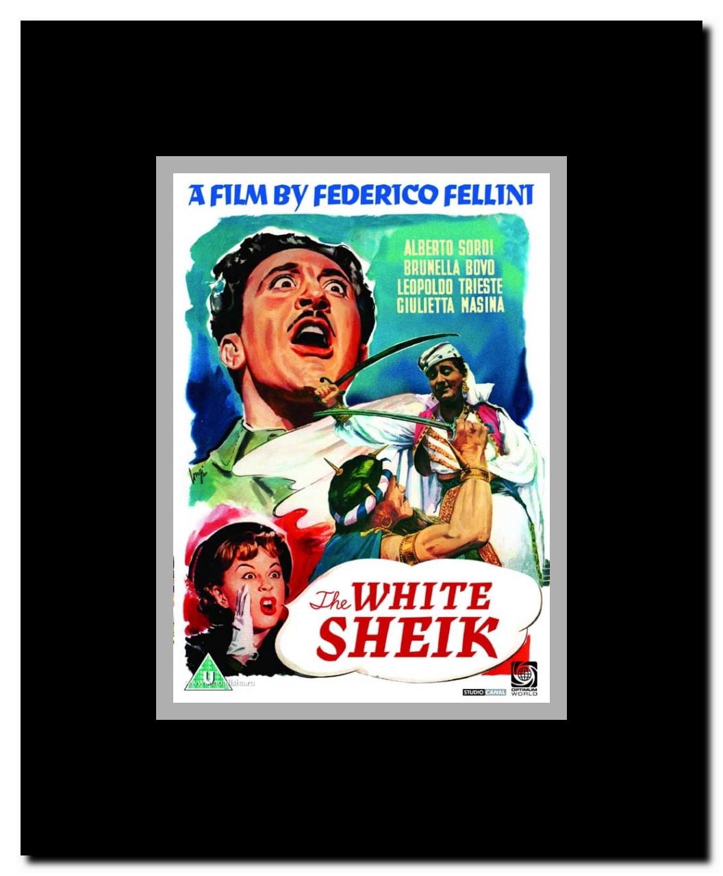 The White Sheik Framed Movie Poster