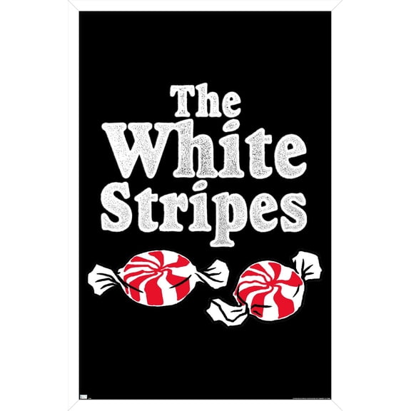 The White Stripes - Candy Wall Poster, 22.375" x 34" Framed