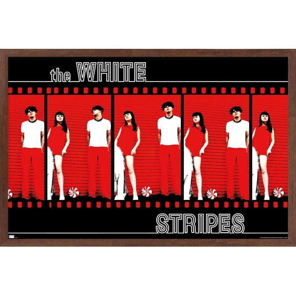 The White Stripes - Film Strip Wall Poster, 22.375" x 34" Framed