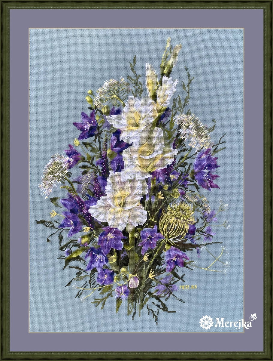 The White Sword Lily K-223 Merejka Counted Cross-Stitch Kit