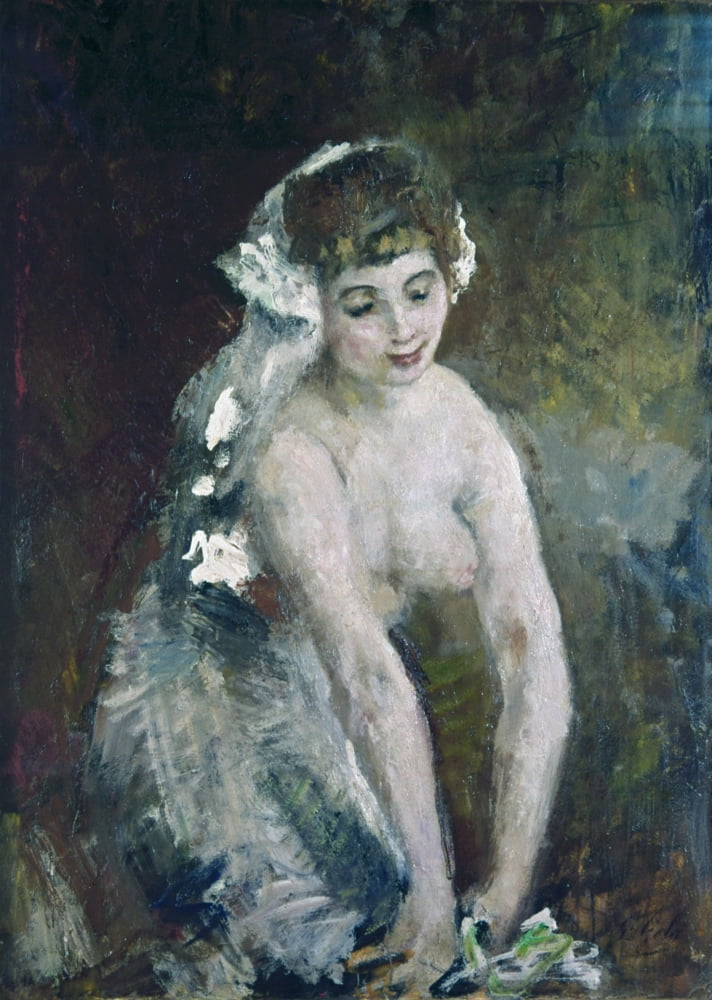 The White Veil (Il Velo Bianco) Canvas Art -  (18 x 24)