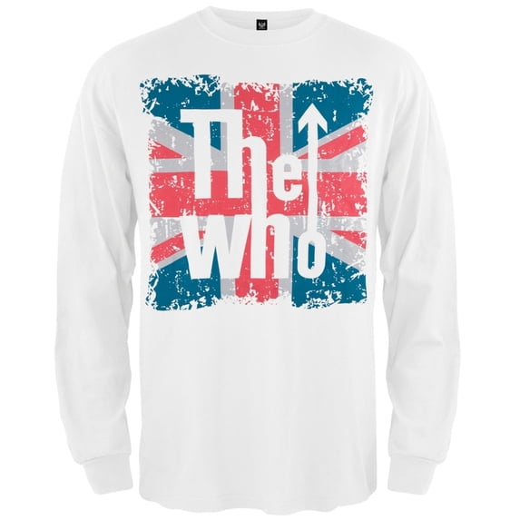 The Who - Flag Logo Long Sleeve T-Shirt - Medium