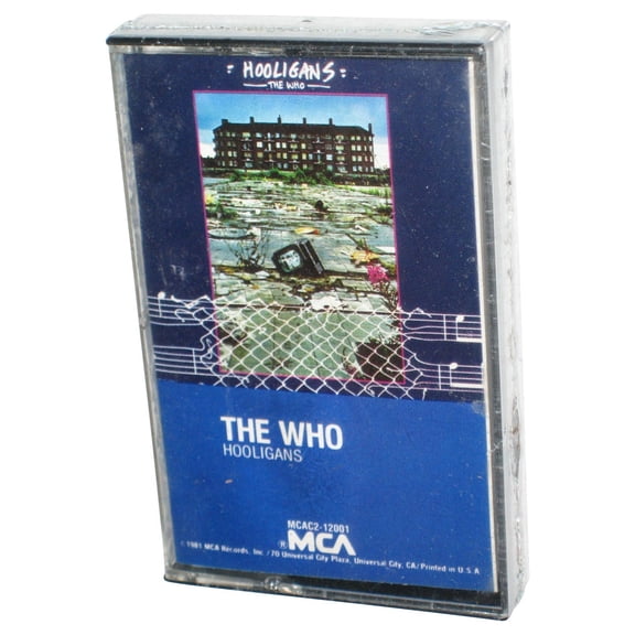 The Who Hooligans MCA Records (1981) Audio Cassette Tape
