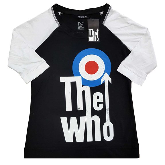 The Who Ladies Raglan T-Shirt: Elevated Target (Large)