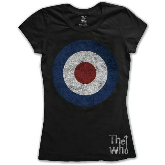 The Who Ladies T-Shirt: Target Distressed (Large)